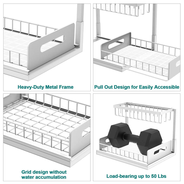 Double-Decker Under Sink Organizer