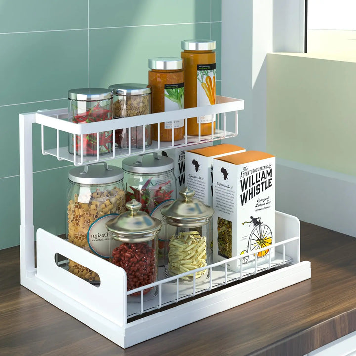 Double-Decker Under Sink Organizer