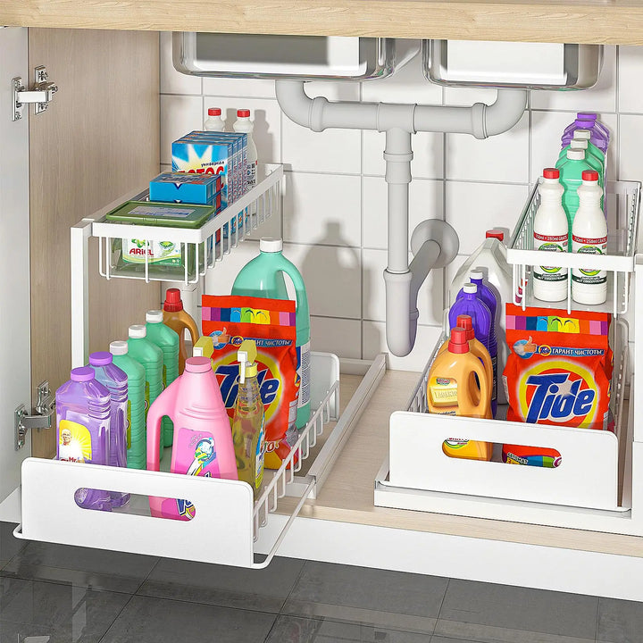 Double-Decker Under Sink Organizer