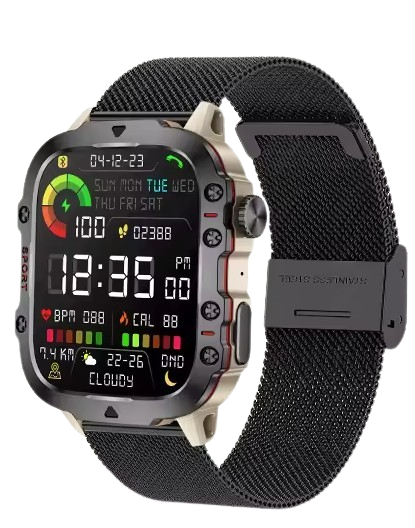 Luxury Military-style Sports Smartwatch