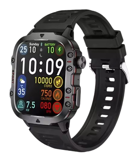 Luxury Military-style Sports Smartwatch