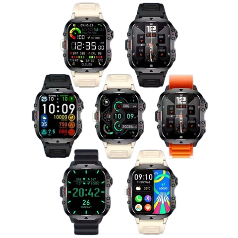 Luxury Military-style Sports Smartwatch