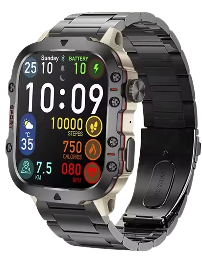 Luxury Military-style Sports Smartwatch